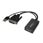 StarTech.com Adattatore DVI a DisplayPort alimentato via USB - Convertitore DVI a DP - 1920x1200 - Adattatore video - legame doppio - DVI-D (M) a DisplayPort (F) - alimentazione USB
